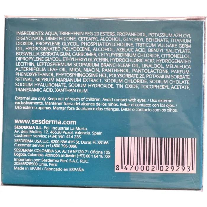 Крем зволожуючий SesDerma Azelac Crema Hidratante