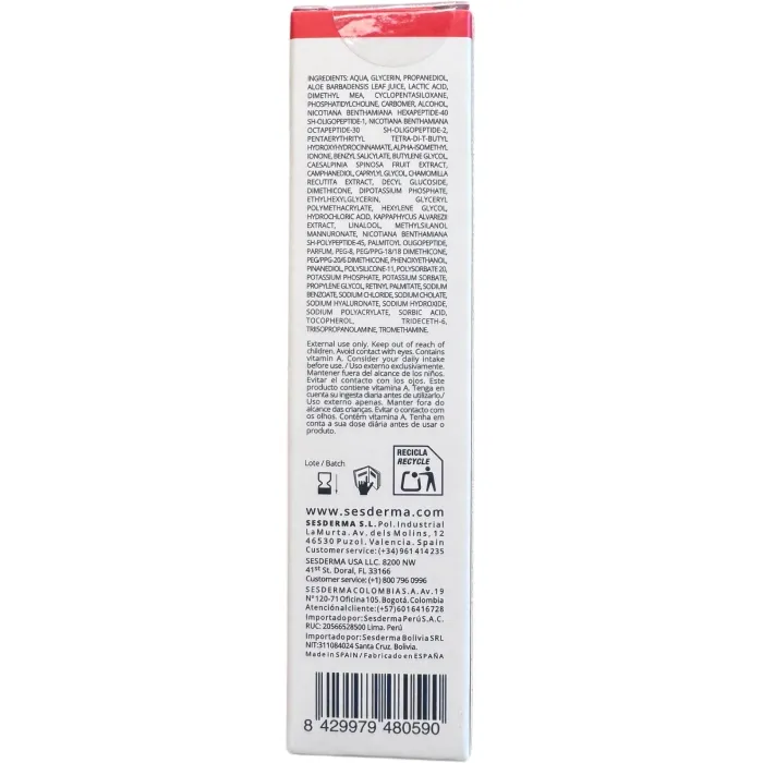 Антивозрастной гель вокруг глаз SesDerma Reti Age Contorno De Ojos