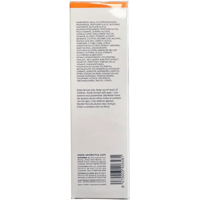 Увлажняющий крем-гель для лица Sesderma C-VIT Revitalizing Cream Gel