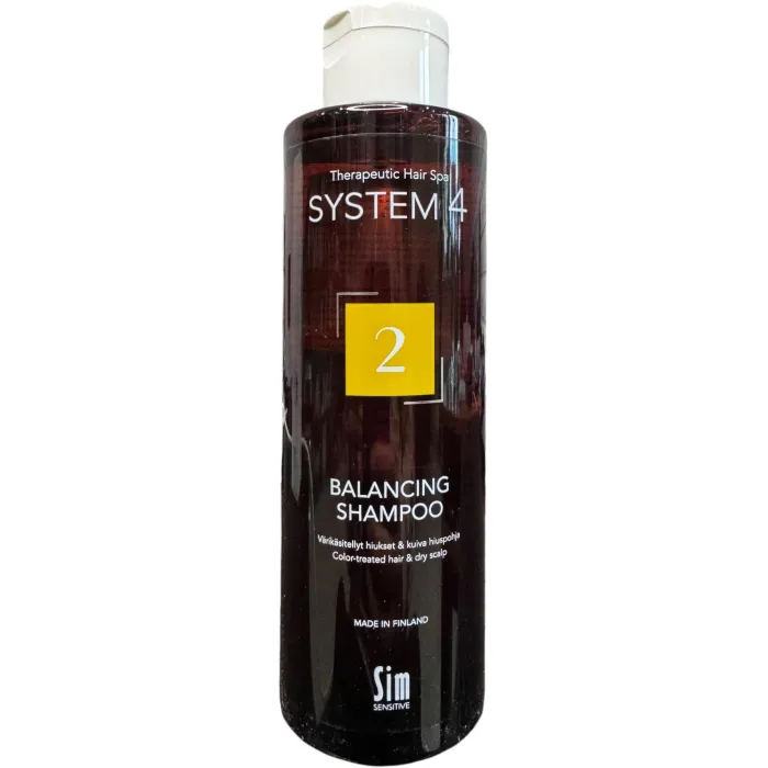 Шампунь №2 для сухой кожи, поврежденных и крашеных волос System 4 Balancing