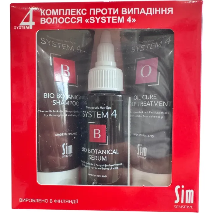 Комплекс от выпадения волос System4 Bio Botanical