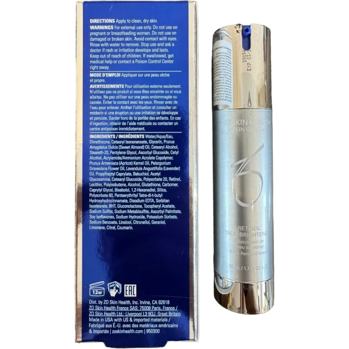 Осветляющий крем для лица c ретинолом 0,5 % ZO Obagi Skin Health Retinol Skin Brightener