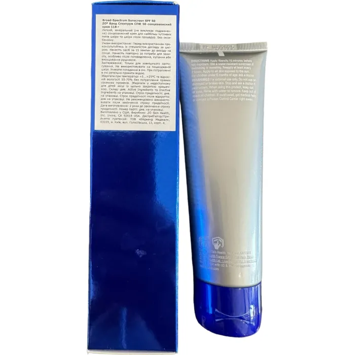 Крем солнцезащитный SPF 50 Zein Obagi ZO Skin Health Broad-Spectrum Sunscreen