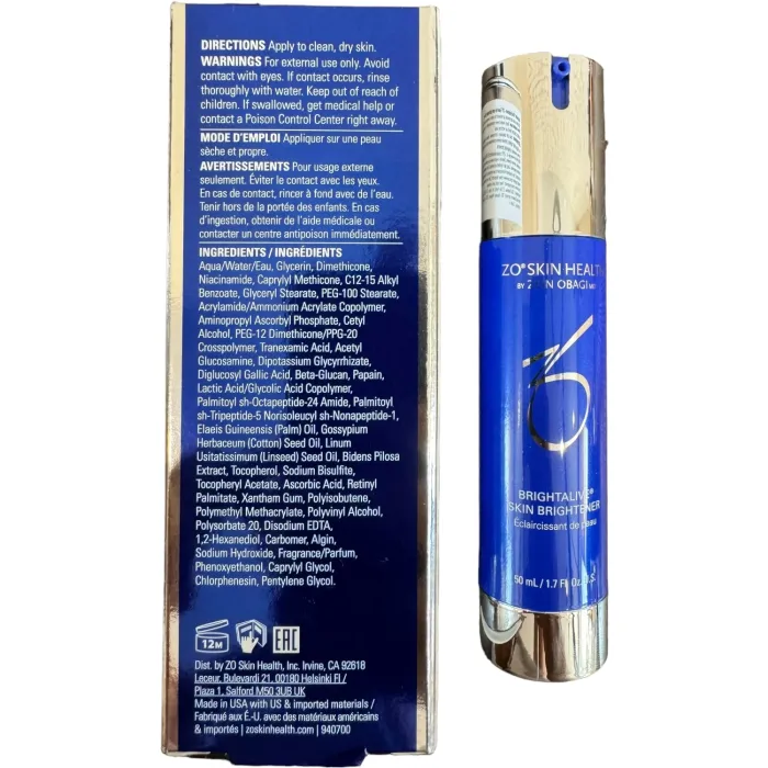 Крем осветляющий для лица Zein Obagi Zo Skin Health Brightalive Skin Brightener