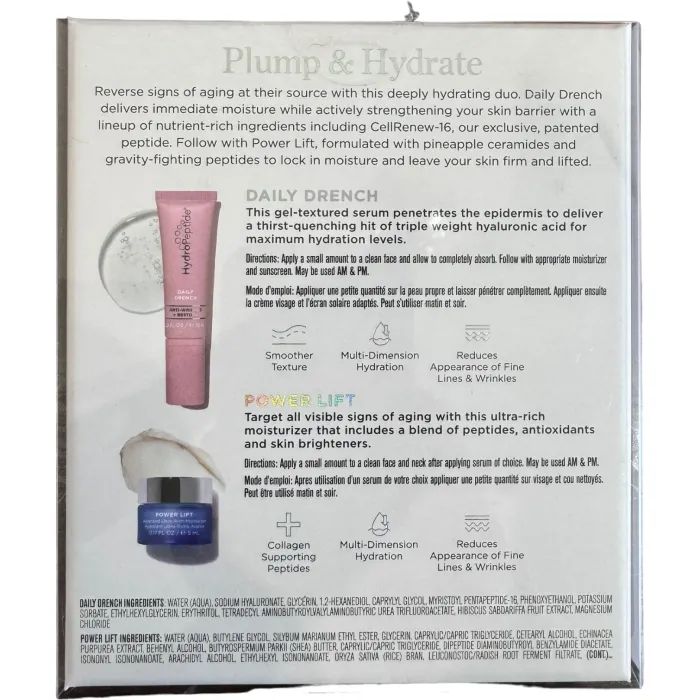 Набор для увлажнения кожи HydroPeptide Power Drench Kit