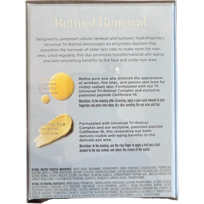 Набор для уменьшения морщин Hydropeptide Retinol Renewal