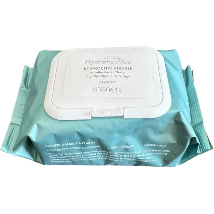 Мицеллярные салфетки HydroPeptide HydroActive Cleanse Packet