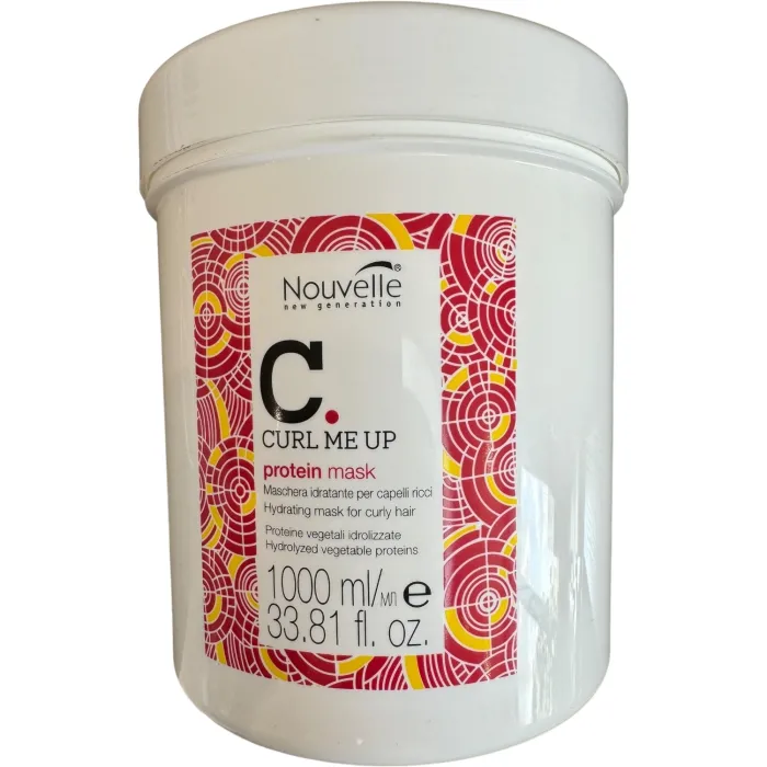 Маска протеиновая питающая для поврежденных волос Nouvelle Curl Me Up Protein Mask