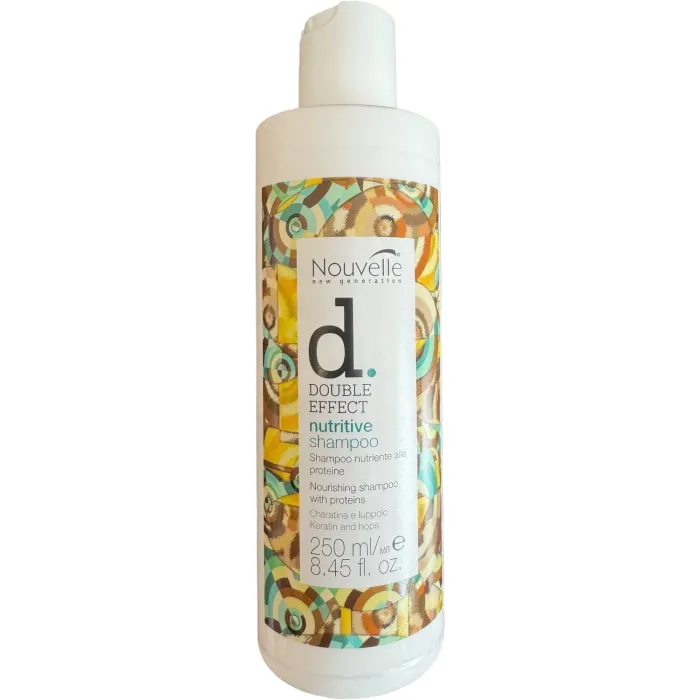 Оживляющий кератиновый шампунь с экстрактом хмеля Nouvelle Nutritive Shampoo