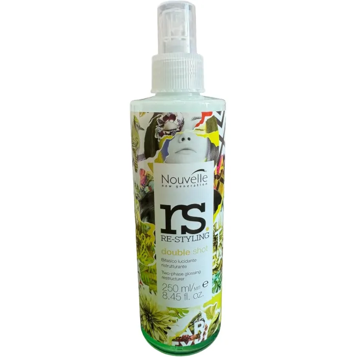Двухфазное средство для блеска и восстановления волос Nouvelle Double shot