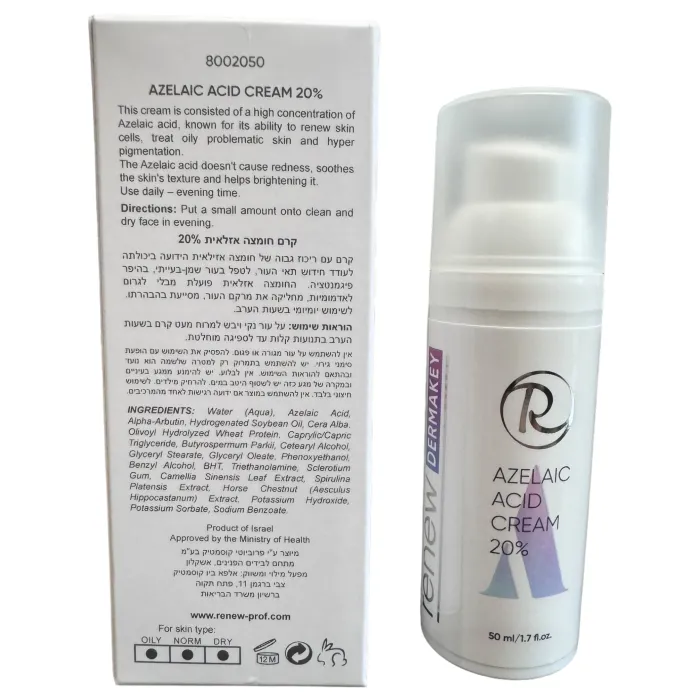 Крем із 20% азелаїновою кислотою Renew Azelaic Acid Cream