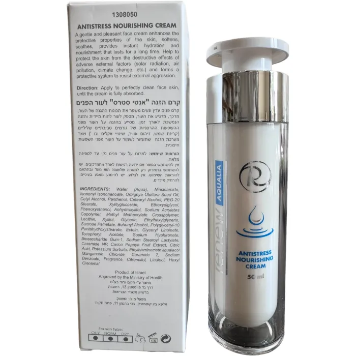 Питательный крем-антистресс для лица Renew Aqualia Antistress Nourishing Cream