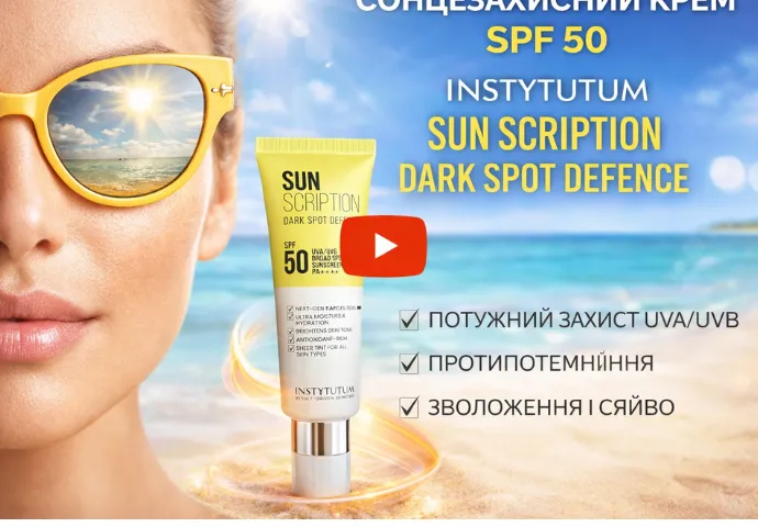 Сонцезахисний крем Instytutum Subscription Dark Spot Defence SPF 50
