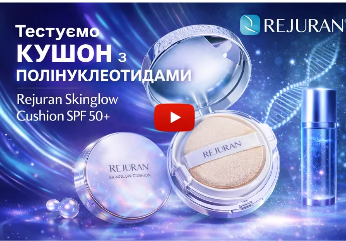 Тестуємо Кушон із полінуклеотидами Rejuran Skinglow Cushion SPF 50+