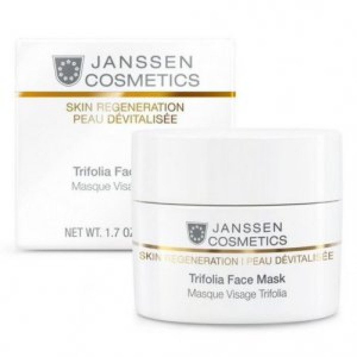 Лифтинговая маска с фитоэстрогенами Janssen Regeneration Skin Trifolia Face Mask
