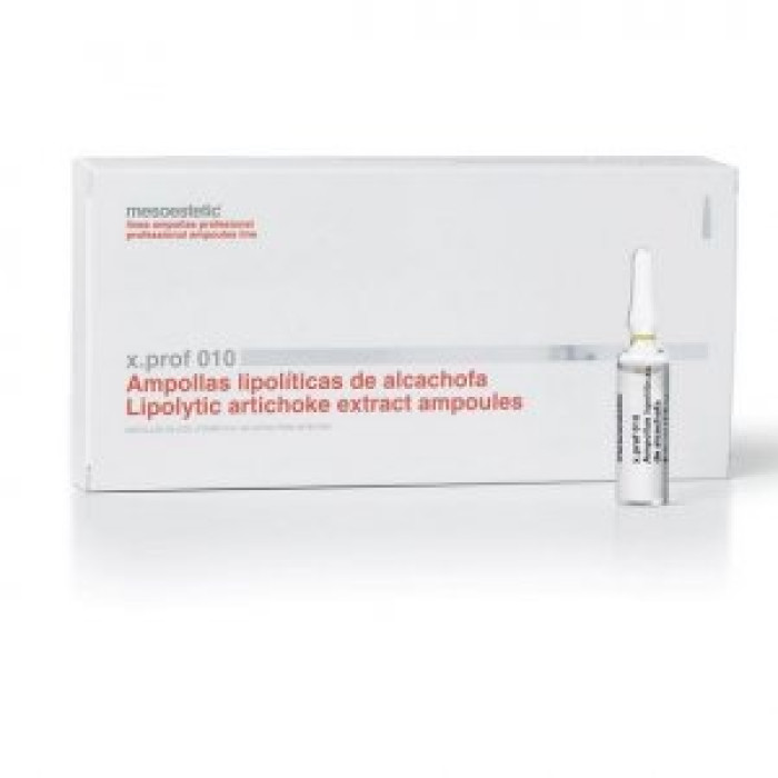 Ампулы для мезотерапии экстракт артишока 2% липолитик Mesoestetic x.prof 010 Lipolytic
