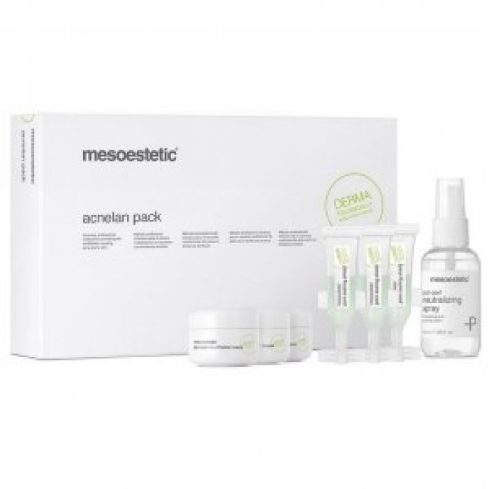 Профессиональный набор для лечения проблемной кожи (Акнелан) Mesoestetic Acnelan Acne Solution 