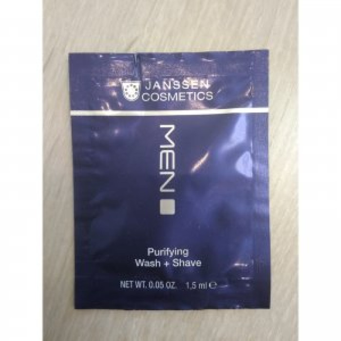 Пробник гель для душа и бритья Janssen Cosmeceutical Purifying Wash + Shave 1,5 мл