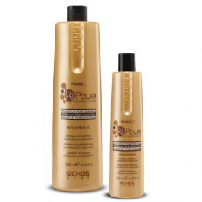 Шампунь кератиновый ECHOSLINE Ki Power 1000 мл