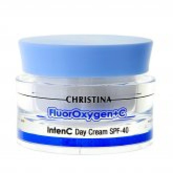 Дневной защитный осветляющий крем с СПФ-40 Christina Fluoroxygen+C IntenC Day Cream 50 мл