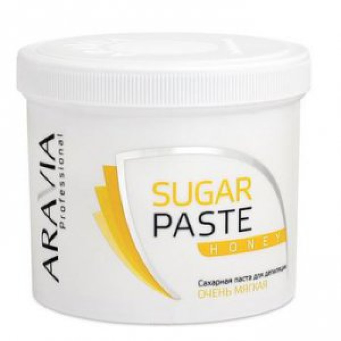 Сахарная паста для депиляции (Медовая) очень мягкой консистенции Aravia Professional Sugar Paste Honey 750 гр.
