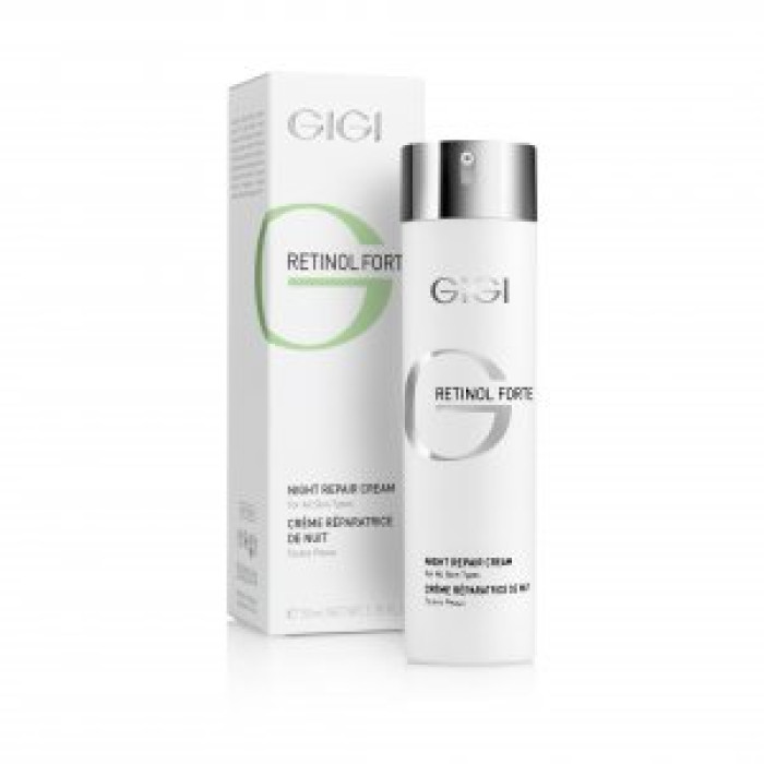 Нічний крем для всіх типів шкіри GIGI Retinol Forte Night Rerair Cream 50 мл